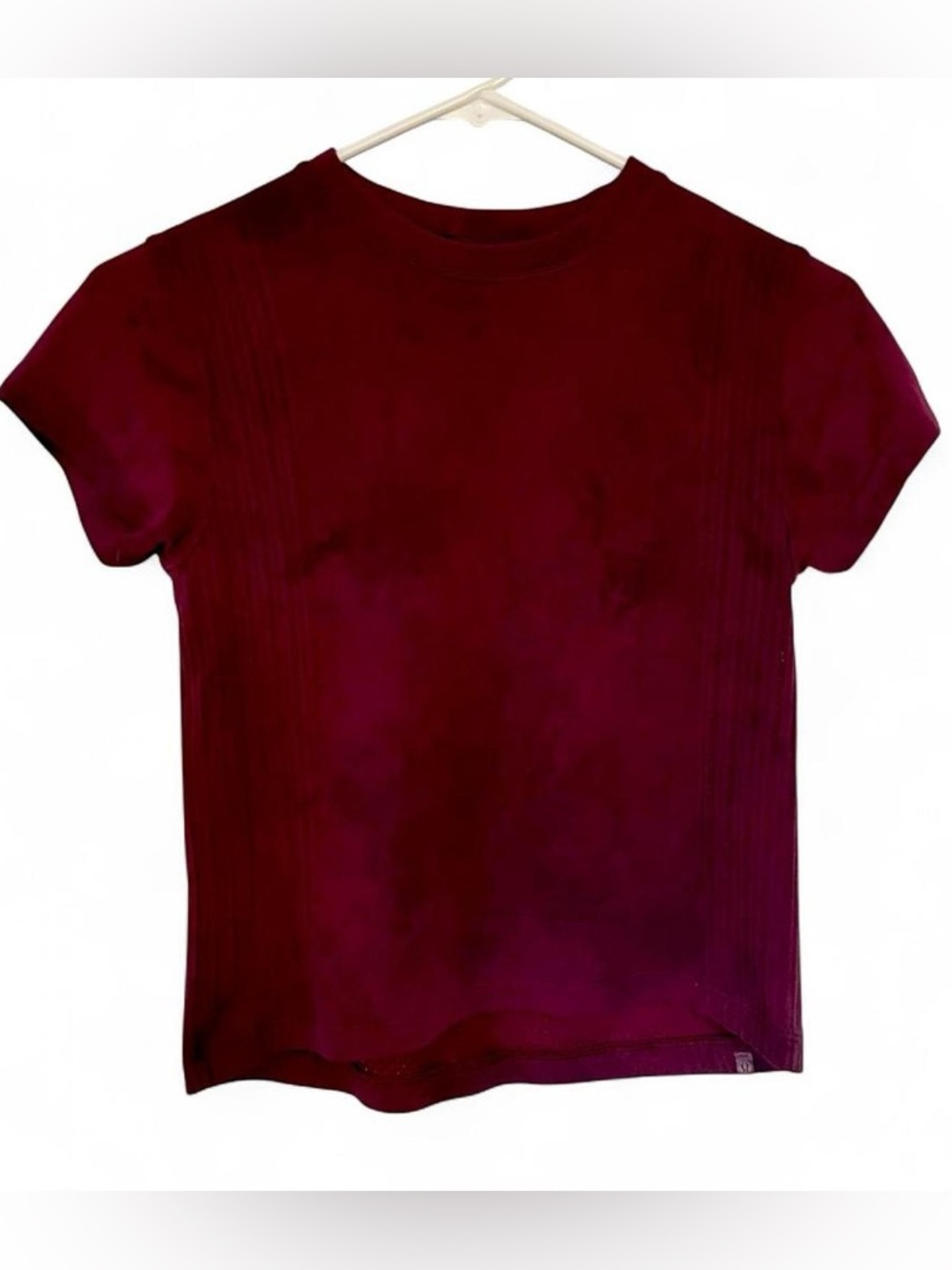 Lululemon Athletica Swiftly Tech Short Sleeve Tee in Deep Burgundy